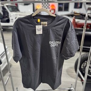 Gallery Dept Black Short Sleeve Tee
